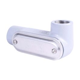 Condulet EATON LR Aluminio Derivación T Gris