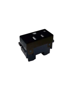 Receptáculo 2P+T 15A 127V Arrow Hart Negro