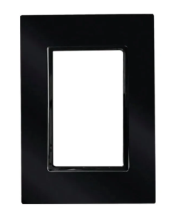 Placa Cristal Negro EATON R100 Plus 3 Módulos