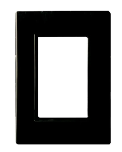Placa Metálica EATON R100 Plus 3 Módulos Negro