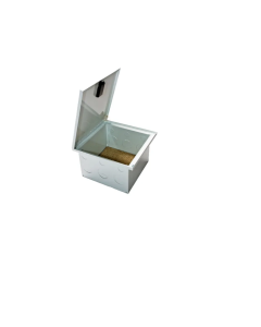Registro Telefónico Metálico 15x15x13cm Galvanizado