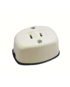 WD0181 CONTACTO SENCILLO OVALADO 15A 127V VISIBLE ROYER