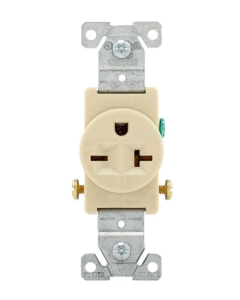 Receptáculo NEMA 6-20 Eagle 20A 125V Marfil