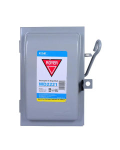 Interruptor Seguridad Royer WD2221 30A 250V Bipolar