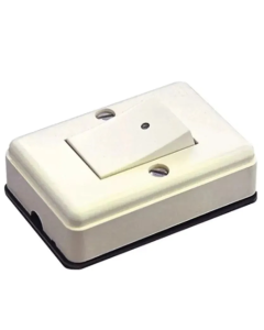 Apagador Royer WD0222 10A 127V Marfil Plano