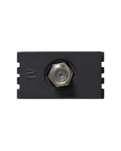 Toma TV Coaxial SIMON Grafito Moderno