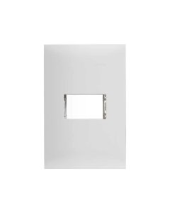 Placa SIMON 1 Módulo Blanca con Chasis