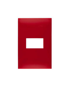 Placa SIMON 1 Módulo Rojo Carmesí Decorativa