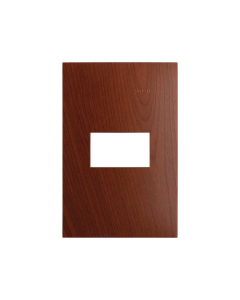 Placa SIMON 1 Módulo Madera Merbau
