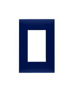 Placa Decorativa Simon Azul Marina 3 Módulos Mate