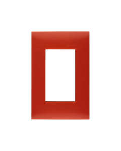 Placa SIMON 3 Módulos Naranja Identificación