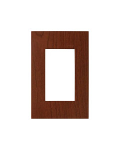 Placa SIMON 3 módulos Madera Merbau