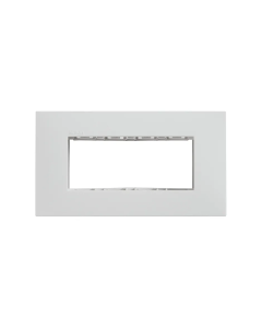 Placa Simon 4 Módulos Marfil Chasis