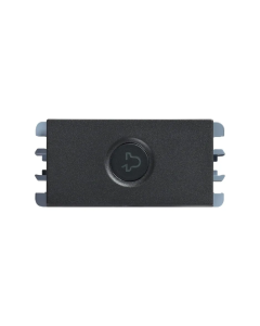 PULSADOR UNIPOLAR CAMPANA C/LED BCO S26