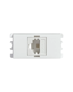 Toma Teléfono Simon S26 RJ11 4H Blanco