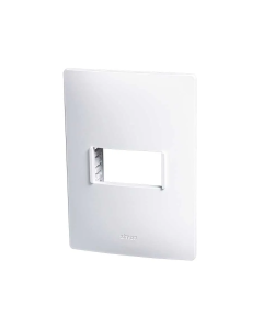 Placa 1 Módulo SIMON S26 Blanco/Blanco Chasis