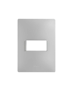 Placa 1 Módulo SIMON S26 Plata Sin Chasis
