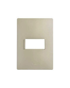Placa 1 Módulo Oro Blanco Simon S26