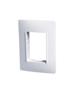 Placa 3 Módulos SIMON S26 Blanco/Blanco Chasis