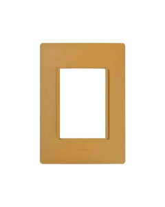 Placa SIMON S26 3 Módulos Amarillo Ámbar