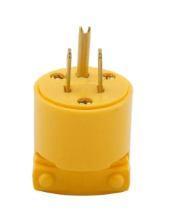 4867-BOX  CLAVIJA DE VINILO 15A 125V NEMA 5-15 AMARILLO EAGLE