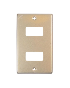 Placa Decorativa EATON Royer Aluminio 2 Contactos