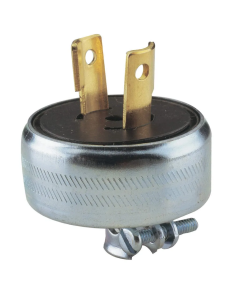 WD0562 Clavija blindada 2P 2H seguro 1/2 vuelta 15/10A 127/250V