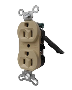 M5650M CONTACTO DUPLEX POLARIZADO MARFIL 15A 250V ARROW H