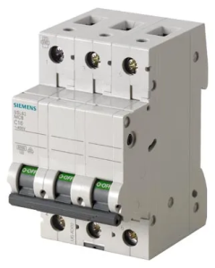 Interruptor Automático SIEMENS 3P Curva C 16A 6kA
