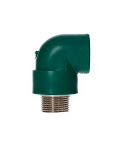 616345 CODO MACHO 90° PPR IUSAPLUS 25X3/4 NPTM