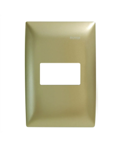 Placa EATON 1 Módulo Horizontal Champagne