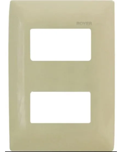 Placa EATON Arrow Hart 2 Módulos Marfil 100-6202V