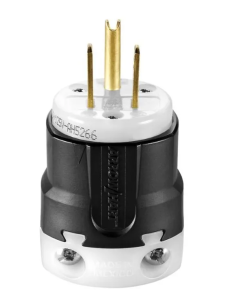 AH5266 Clavija Entrada Recta Diametro Del Cable 6.3-16.7 Mm 2P3H 15A 125Vca Nema 5-15 Color Negro