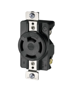 WD7410B Receptáculo Sencillo Media Vuelta 4P4H 20A y 120/208Vc, No Nema Grado Industrial