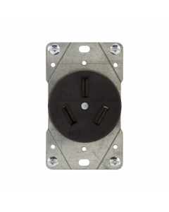 Receptáculo Industrial Arrow Hart 50A 3P Negro