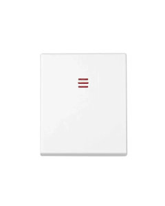 TECLA DE 2 MODULO   CON VISOR  BLANCO
