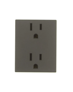 TOMA DE CORRIENTE DUPLEX 2P + T GRAFITO