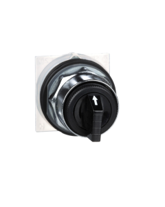 SELECTOR NEGRO 3POS C/RETORNO MANUAL S/CONTACT SQD