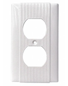 WD92101  Placa Para Receptáculo Dúplex Baquelita Marfil Uso Comercial