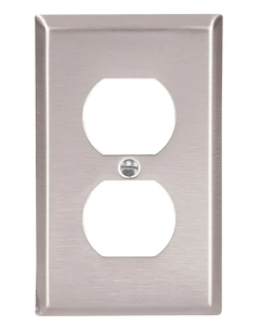 Placa Acero Inoxidable EATON Arrow Hart Dúplex