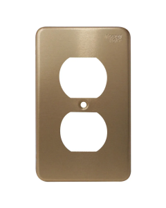 WD95101  PLACA DE ALUMINIO ORO P/CONTACTO DUPLEX ARROW HART
