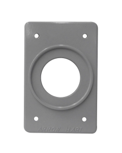 Placa Industrial EATON Arrow Hart 40mm Plata