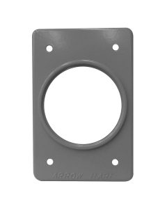 AH2155 PLACA INDUSTRIAL PLATA P/CONTACTO REDONDO 55MM A H