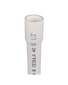 616816 TUBO IUSA PVC CED-40 C/CAMPANA 1/2 6 M
