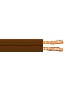 Cable duplex potencia 60-300V calibre 14 café Condulac