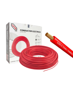Cable THHW-LS IUSA 8 AWG Rojo 100m RoHS