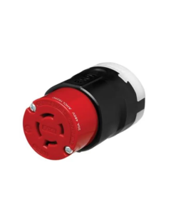 AHCL1620C Conector UltragripMedia Vuelta Diam Cable 95254mm 3P4H20A 480V Industrial Negro Con Blanco