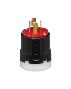 AHCL1620P Clavija Ultragrip Diam Cable 95254mm 3P4H20A 480V Industrial Negro y Blanco