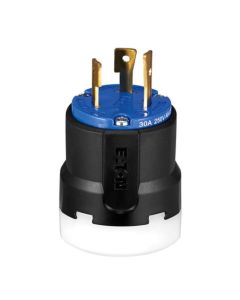 AHCL630P Clavija Ultragrip Diam 95254mm 2P3H30A 250V Industrial Negro y Blanco