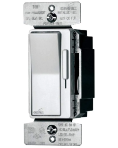 DUL06P-C2  Dimmer Devine Para Todo Tipo De Carga 300W 120V Caratulas Blanco Marfil Y Almendra